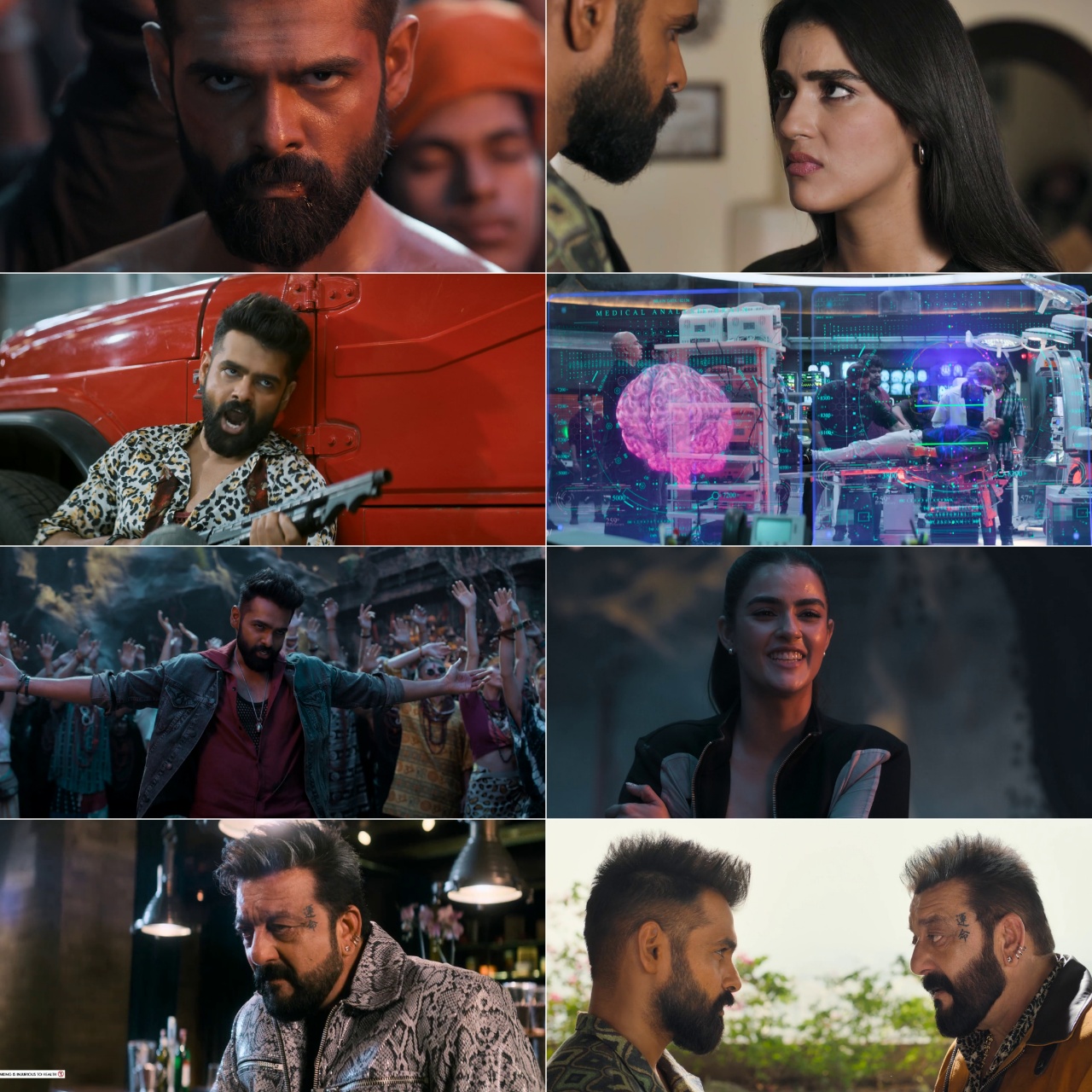 Double iSmart (2024) (Hindi + Telugu) Dual Audio South UnCut Movie HD ESub Screenshot