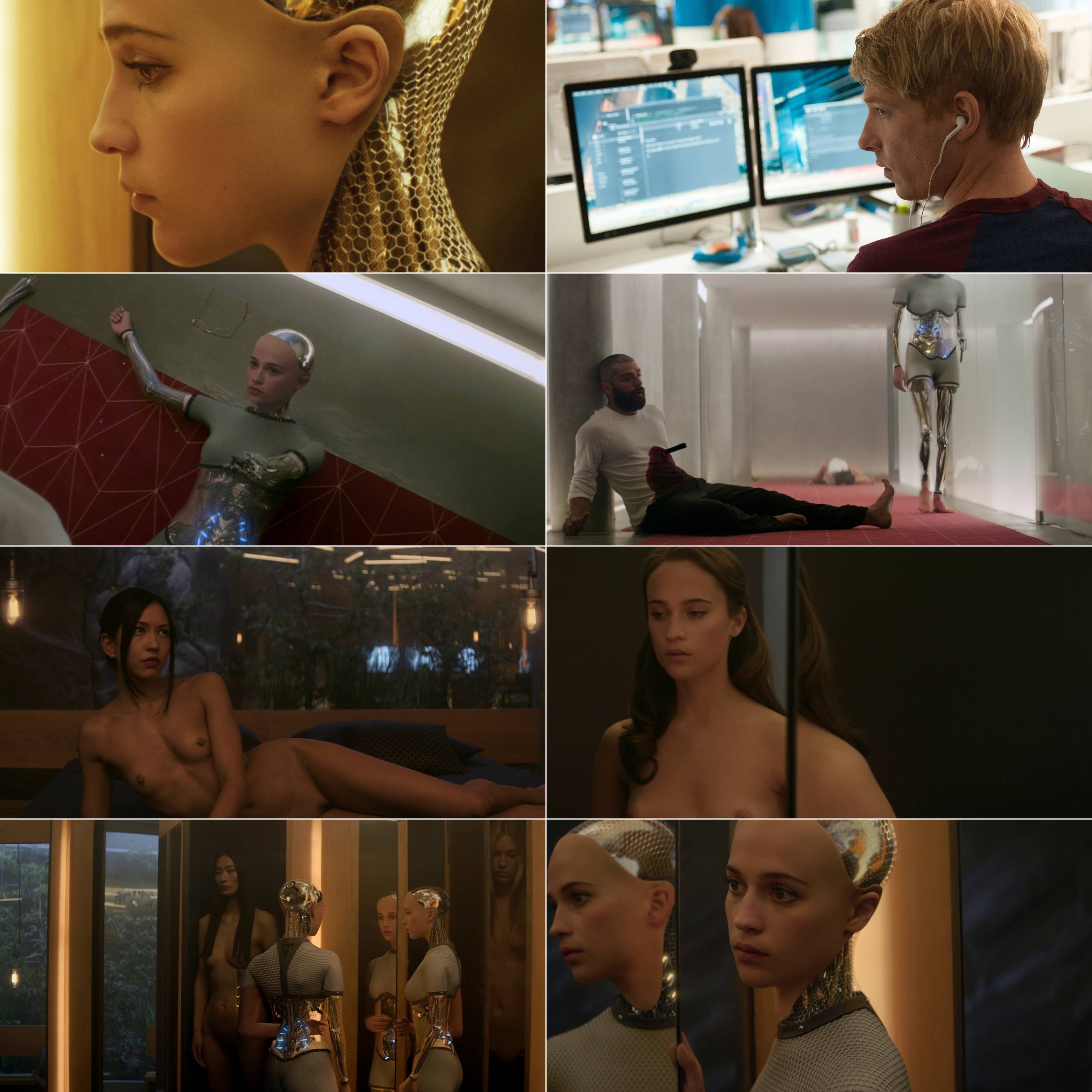 Ex Machina (2014) (Hindi + English) Dual Audio Hollywood Movie BluRay HD ESub Screenshot