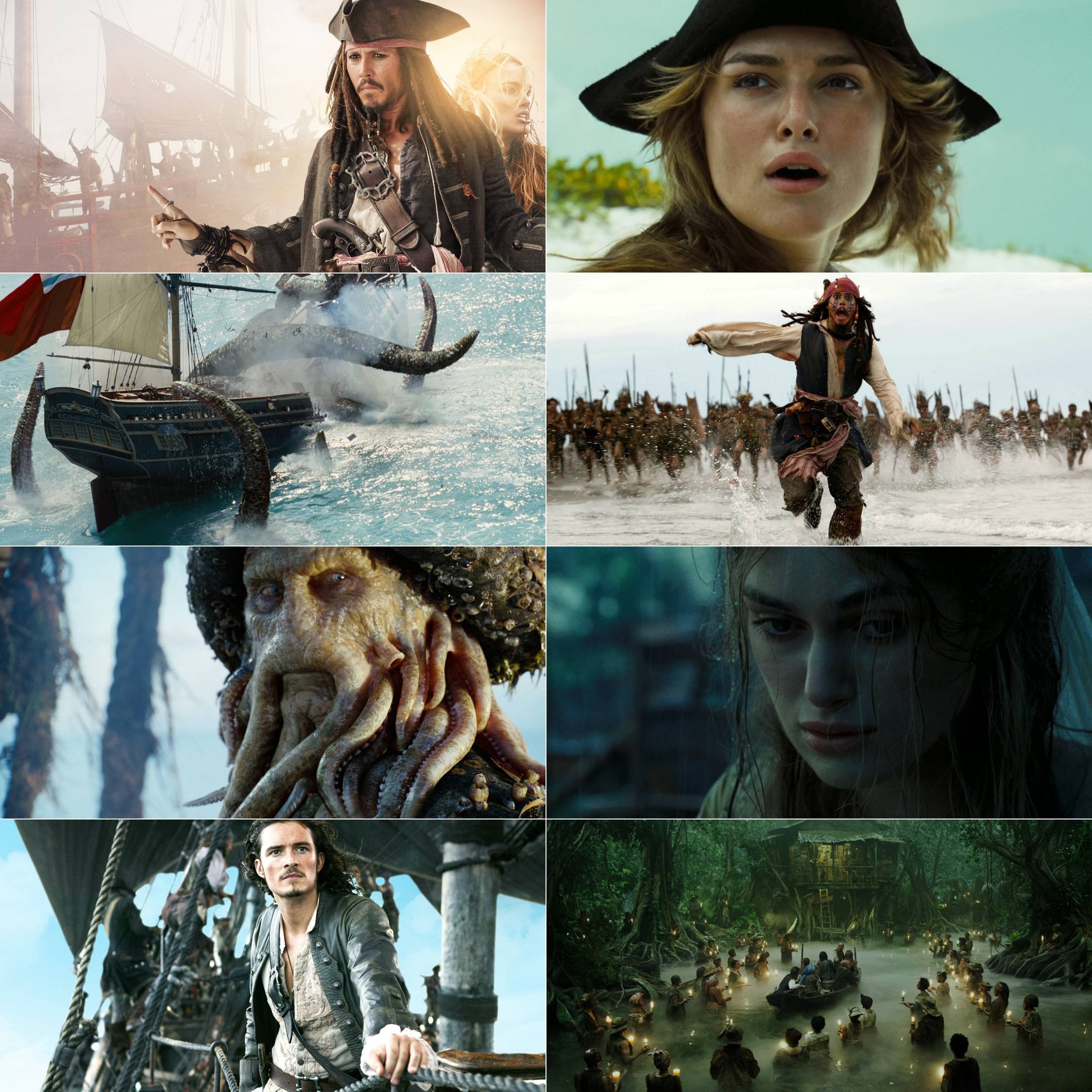 Pirates Pirates of the Caribbean - Dead Man s Chest (2006) (Hindi + English) Dual Audio Movie BluRay HD ESub Screenshot