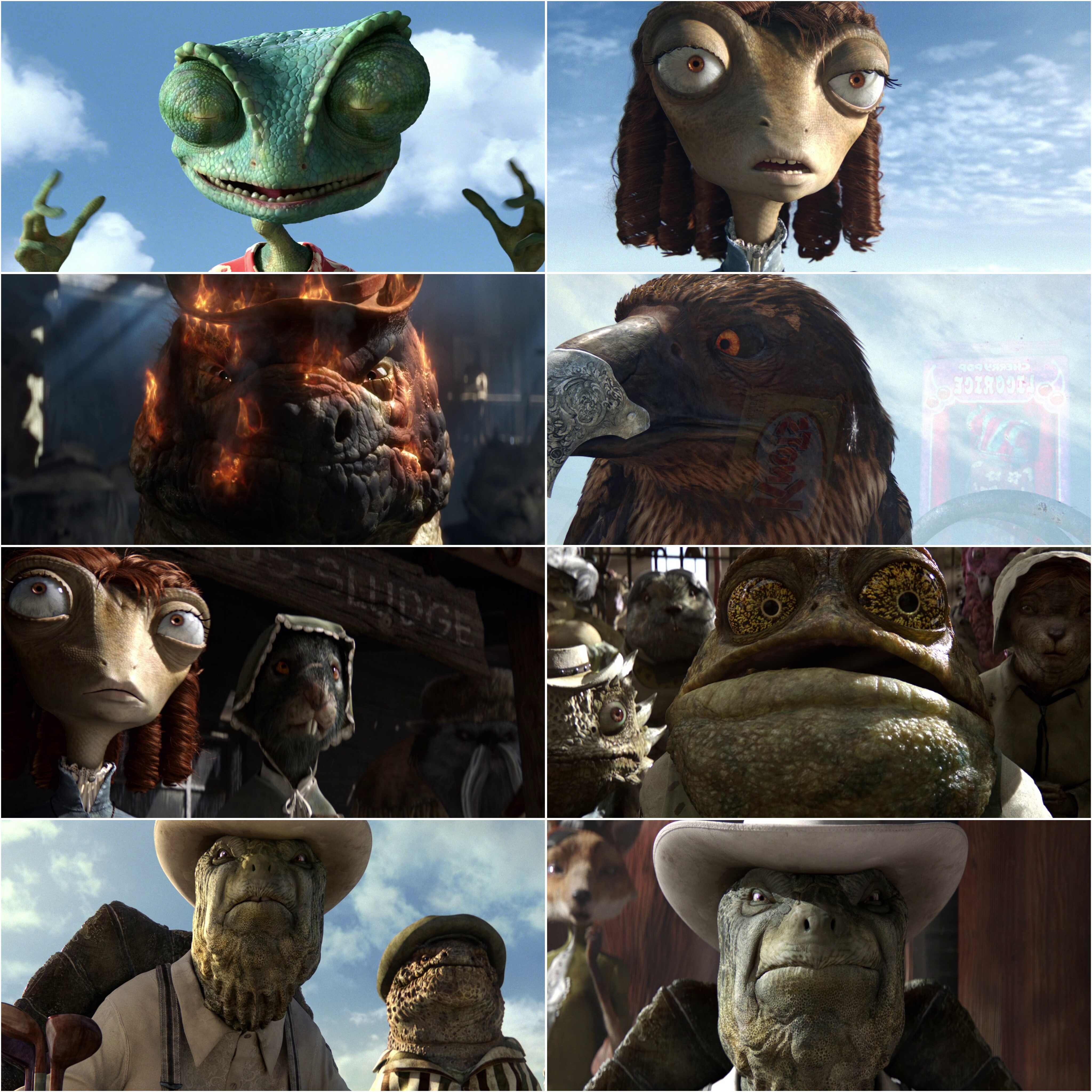Rango (2011) (Hindi + English) Dual Audio Animation Movie BluRay HD ESub Screenshot