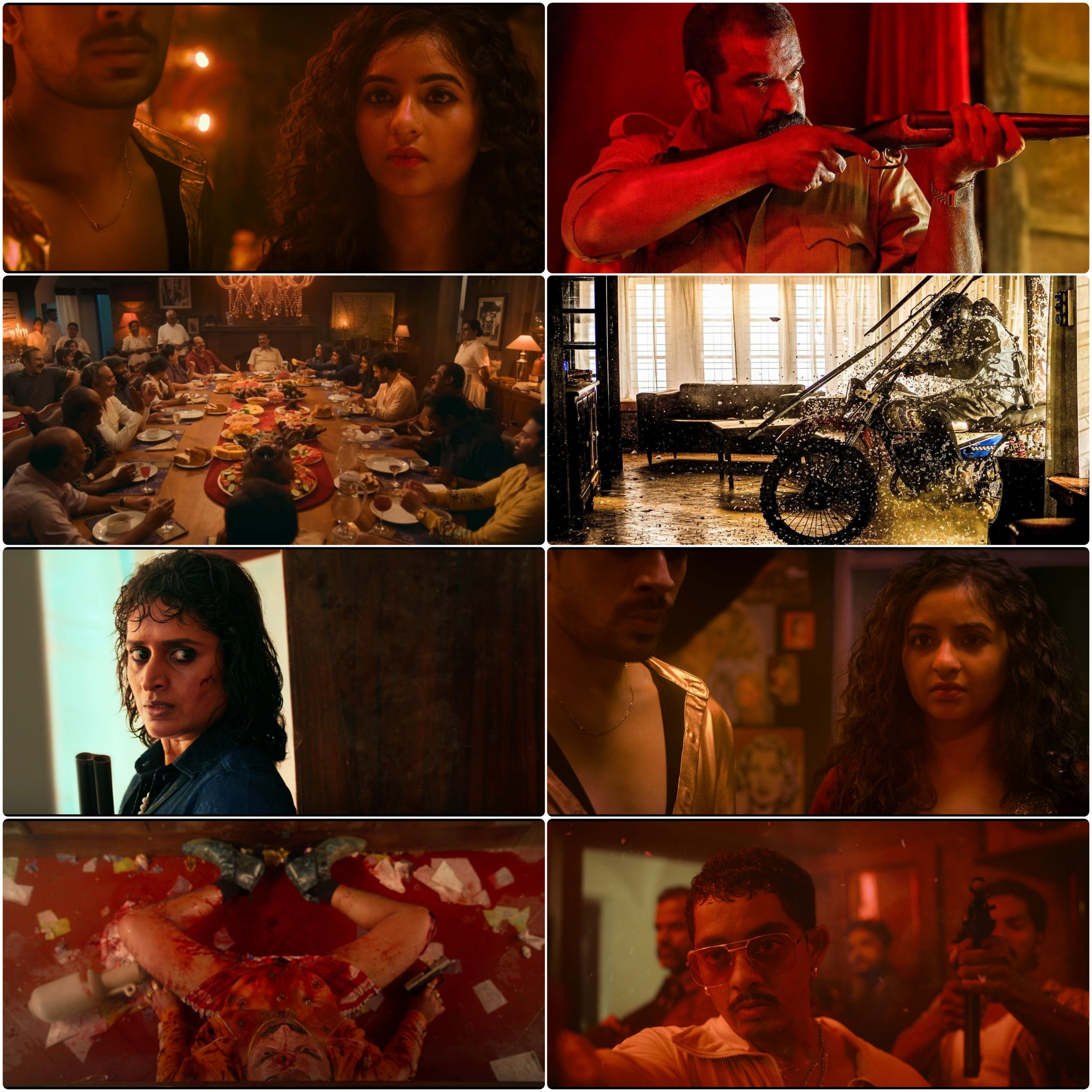 Rifle Club (2024) (Hindi + Malayalam) Dual Audio UnCut South Movie HD ESub Screenshot