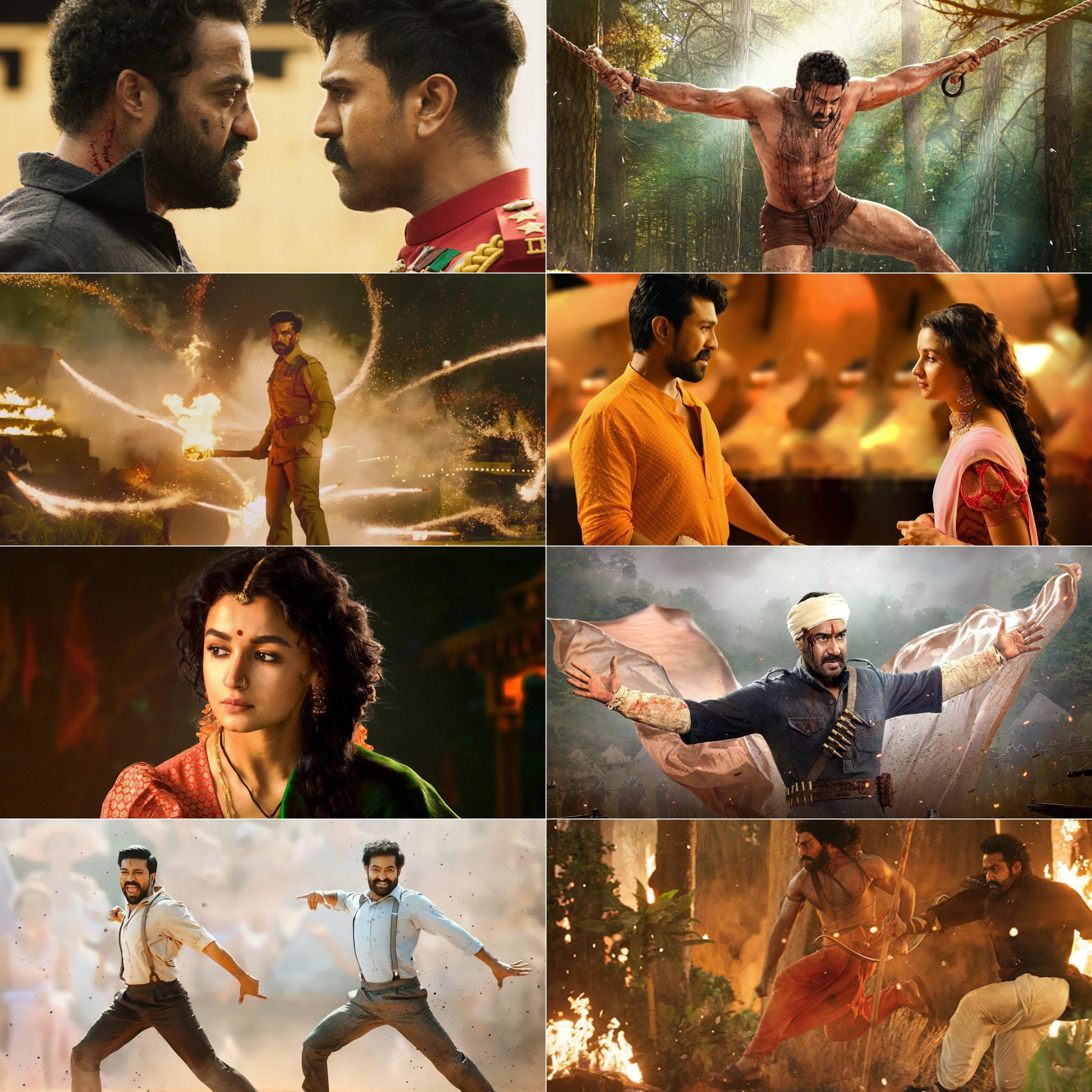RRR (2022) (Hindi + English) Dual Audio UnCut South BluRay Movie HD ESub Screenshot