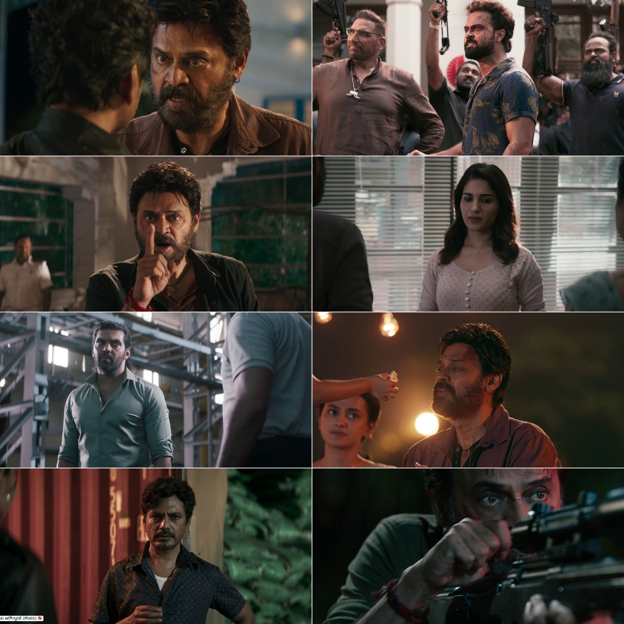 Saindhav (2024) {Hindi + Telugu} Dual Audio UnCut Movie HD ESub Screenshot