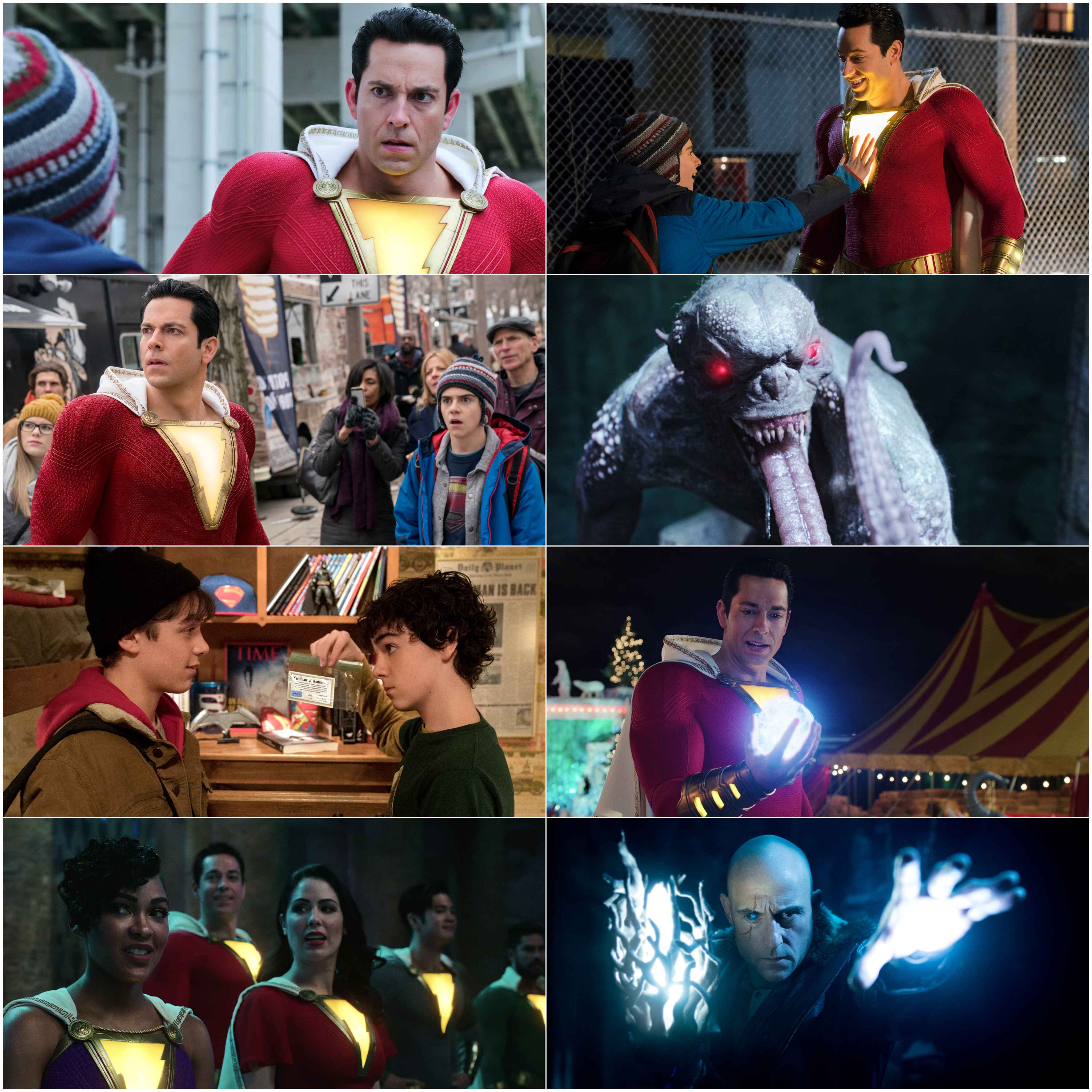 Shazam (2019) (Hindi + English) Dual Audio Hollywood Movie BluRay HD ESub Screenshot