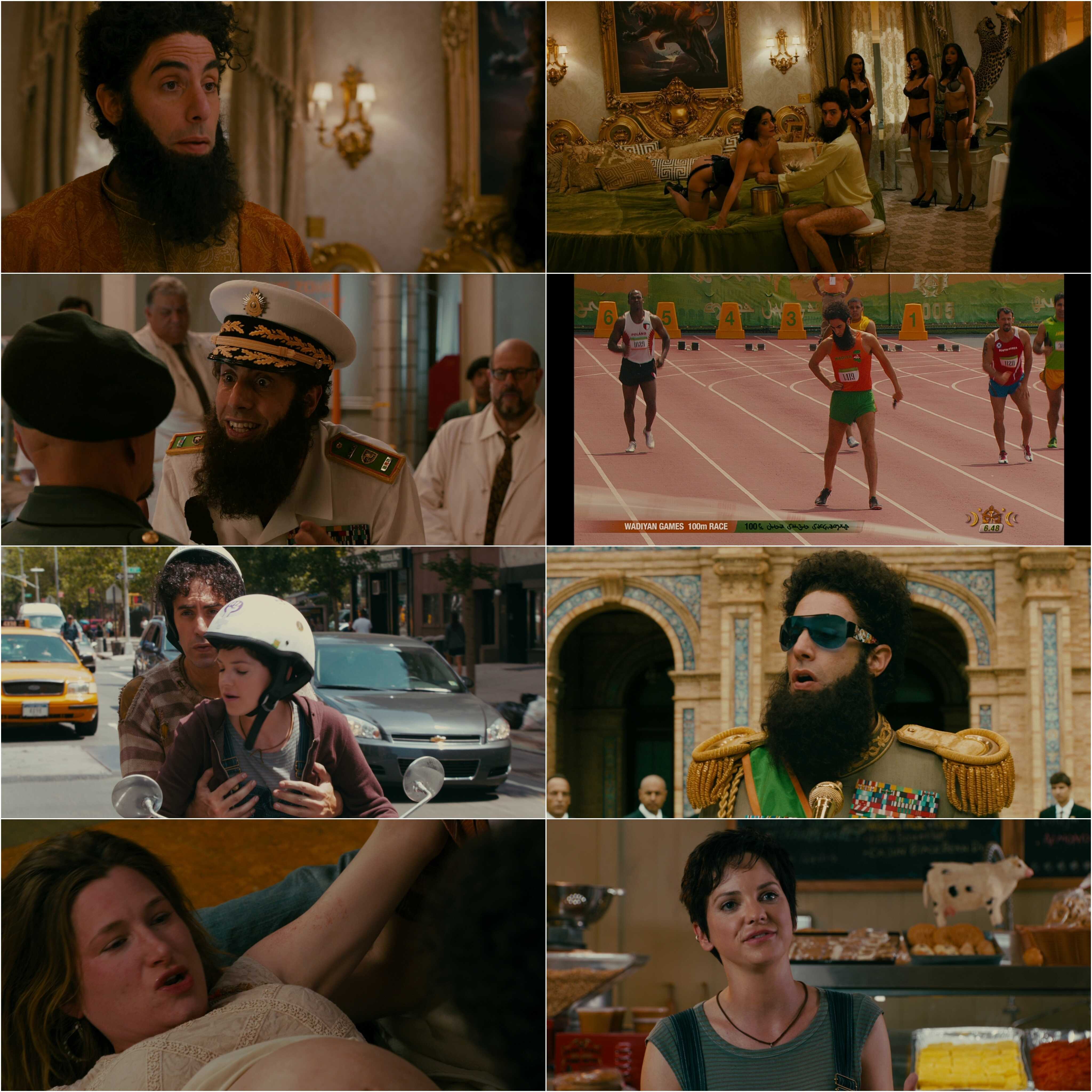 The Dictator (2012) (Hindi + English) Dual Audio Hollywood Movie BluRay HD ESub Screenshot