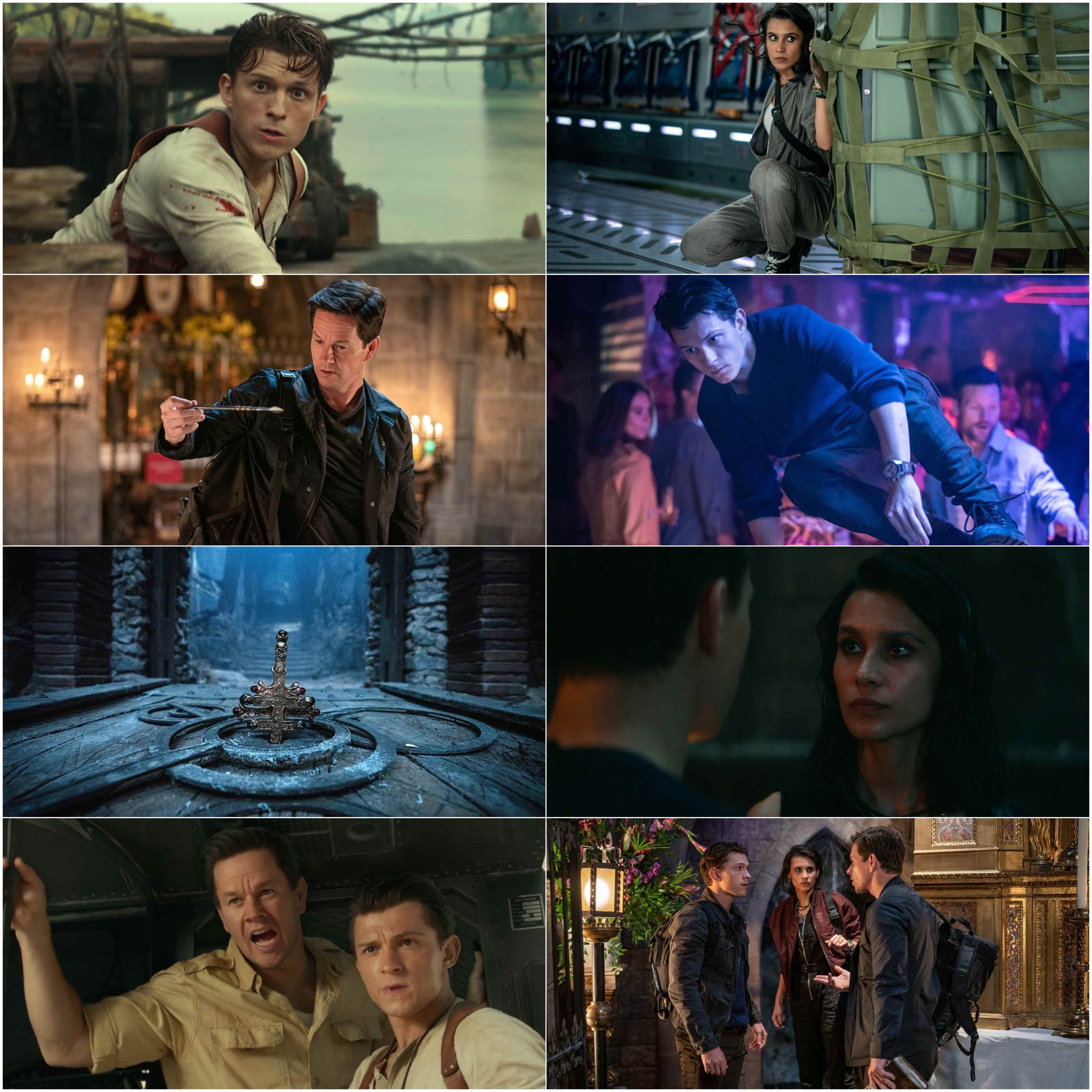 Uncharted (2022) (Hindi + English) Dual Audio Hollywood Movie BluRay HD ESub Screenshot