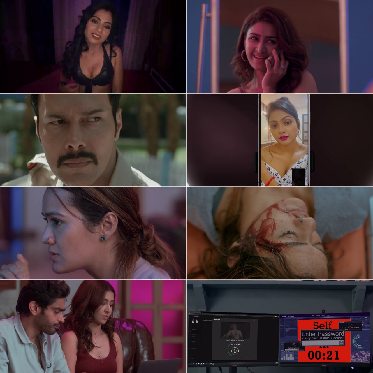 Video Cam Scam S01 (2024) Hindi Completed Web Series HEVC Screenshot